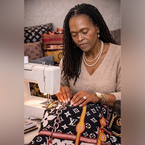 Boujie Bag Pillows -Medium Set of 2 (Choose Your Print)Please read description. - Picture 3 of 16